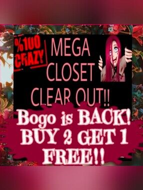 BOGO IS.BACK BABY!! BUY2 GET1 FREE!